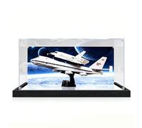 Générique Vitrine en Acrylique pour Le*GO 10360 Navette Spatiale- Boîtier de présentation et de Rangement Transparent et Anti-poussière pour modèles de Construction de Collection (Printed-3mm)