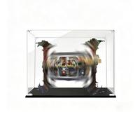 Générique Vitrine en Acrylique pour Le*GO 75810 Le Mon*de à l'en*vers - Boîtier de présentation et de Rangement Transparent et Anti-poussière pour modèles de Construction de Collection (Black-2mm)