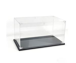 Générique Vitrine en Acrylique, pour Le*GO 76419 Châte*au et Parc de Poudlard Boîtier de présentation étui de Rangement Anti-poussière et résistant aux UV (Background-3mm)