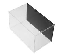 Générique Vitrine en Acrylique pour Voiture Miniature, Boîte Transparente | Base Plastique Noire, Format 12x8x8 Pouces, Rangement Organisé, Visibilité Maximale pour Figurines et Modèles