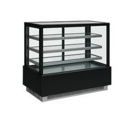 Générique Vitrine Réfrigérée Cubique Kuby 3 Étagères - LED - +2°C/+8°C - Verre Trempé - Portes Coulissantes