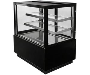 Générique Vitrine Réfrigérée Kuby 900 - 2 Étagères - 340L - LED - +2°C/+8°C - Portes Coulissantes