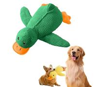 Générique Vivahine Calming Duck Toy, Calming Duck Toy for Dogs, with Quacking Sound for Dog, That Soothe Like a Mother's Presence (Green,Small)