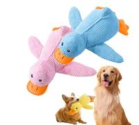 Générique Vivahine Calming Duck Toy, Calming Duck Toy for Dogs, with Quacking Sound for Dog, That Soothe Like a Mother's Presence (Pink+Blue,Small)