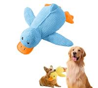 Générique Vivahine Calming Duck Toy, Calming Duck Toy for Dogs, with Quacking Sound for Dog, That Soothe Like a Mother's Presence (Blue,Large)