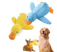 Générique Vivahine Calming Duck Toy, Calming Duck Toy for Dogs, with Quacking Sound for Dog, That Soothe Like a Mother's Presence (Blue+Yellow,Large)