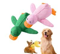 Générique Vivahine Calming Duck Toy, Calming Duck Toy for Dogs, with Quacking Sound for Dog, That Soothe Like a Mother's Presence (Pink+Green,Small)
