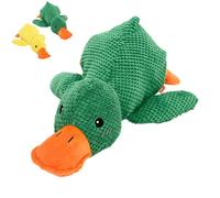 Générique Vivahine Calming Duck Toy, Quack-Quack Duck Dog Toy, Calming Duck Dog Bauble, Duck Bauble with Quacking Sound for for Aggressive Chewers (Green)