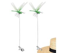 Générique Vivid Clips, Artistic Patio Garden Fasteners, Spring Clamp with Decoration, Lightweight Outdoor Plant Display Holder Tool, Lawn Accent with Nature Theme, Backyard Ornament for Flower Beds