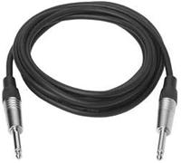Générique Câble audio VivoLink jack mono mâle 6,3 mm 10 m blindé 22 AWG noir