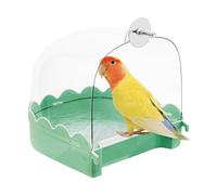 Générique Vogel Badewanne - pour Perroquets Extérieur PVC | Boîte Bain Oiseaux Perruches Calopsittes Petits Perroquets | Abreuvoir Cage Nettoyage Polyvalent | Accessoire Animaux Maison Bureau