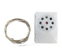 Générique Voice Box Music Player - ABS Audio Toy, LED Light Module | Small Size Melody Speaker with String Lights Feature, Decorative Birthday Device for Wife Dad Kids Gift Surprise Celebration Use