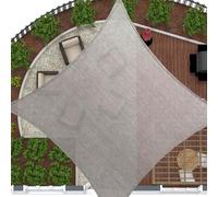 Générique Voile d;ombrage Robuste, auvent de Jardin/terrasse, Protection Solaire rectangulaire en Tissu Anti-UV pour abri de Jardin, pelouse ou carport. (Grey 5x7m)