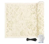 Générique Voile D'ombrage Camouflage Militaires, Filet De Camouflage Beige, Filet D’Ombrage pour Chasse Décoration Jardin Photo Auvents Terrasse 1.5/2/3/4/4.5/5/6/8/10m Longue(W12xH16m)