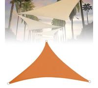 Générique Voile D'ombrage Imperméable, Toile Ombrage Triangle, Résistant Aux UV, 3x3x3 4x4x5.7 5x5x5m, Toile Solaire Voile Para Jardin Patio, Balcon, Terrasse, Extérieures Activités(Orange,3x3x4.3m)