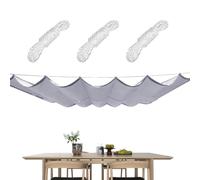 Générique Voile Dombrage Rétractable pour La Cour, Angle Dombrage Réglable | Adaptable Aux Variations Densoleillement, Pergola De Jardin En Terrasse (1*4 metros)