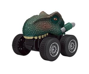 Générique Voiture À Tirer Dinosaure - Jouet avec Entraînement À Tirers | Figurine Tyrannosaurus Rex, Mini Speedster, Véhicule Antichoc, Cadeau pour Garçons Et Filles, Échelle 1:64