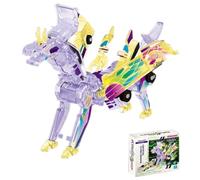 Générique Voiture Dinosaure Transform Jouets, Dinosaures Transforment Voiture, Véhicule Motorisé Idéal pour Tout-Petits, Écoles Maternelles, Festivals, Maison, Réunions De Famille en Plein Air