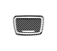 Générique Voiture Intérieur Autocollants Cadre Couverture Panneau Cendrier Commande Centrale Voiture en Fiber Carbone pour BMW Série 5 F10 F18 2011 - 2017 Autocollants Accessoire(A Set(Black))