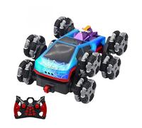 Générique Voiture Télécommandée,Jouets À 8 Roues avec Rotation À 360 Degrés - Camion Transformable Rechargeable - pour Filles Intérieur Extérieur Maison Jardin Plage Parc Vacances