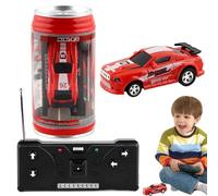 Générique Voiture Télécommandée Mini 4 Directions sans Fil en PVC, Véhicule De Course De Poche À Batterie avec Obstacles, Bolide Électronique Portable, Petite Voiture Drift Cadeau pour Et Adultes