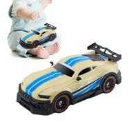 Générique Voiture Télécommandée | Modèle Rapide - Véhicule Éclairé 2.4GHz Jeu pour Voyage École Maison Loisirs Développer Compétences Coordination Main-Œil 4 5 6 Ans Fille