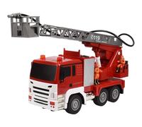 Générique Voiture télécommandée RC 13 canaux 2.4G, Camion de Pompiers télécommandé, Simulation, échelle électrique, établi télescopique, Rotation à 680°, Voiture de Police