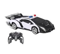 Générique Voiture Télécommandée Transformable,Robot Voiture Transformable avec Lumières - Jouet Véhicule Tournant 360 Degrés pour Anniversaire Noël Jeu De Rôle