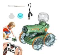 Générique Voiture Télécommandée | Véhicule RC Amphibie Tout Terrain | Télécommande Vitesse Réglable avec à Eau pour Course, Compétition, Extérieur et Intérieur