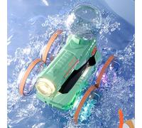 Générique Voiture Télécommandée,Véhicule Télécommandé Amphibie pour Terre et Eau | Voiture Télécommandée avec Fonction d'eau pour Sports Extérieurs, Course, Plage, Jardin et Compétition