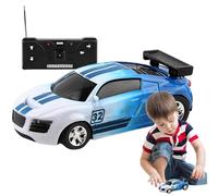 Générique Voiture télécommandée, Voiture de Course en canettes | Voiture télécommandée Portable avec barrages Routiers | Amusante, Petite Voiture RC pour Anniversaire, Noël, Nouvel an