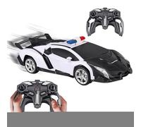 Générique Voiture Transformable | Robot Voiture Transformable avec Lumières | Jouet Véhicule Tournant 360 Degrés pour Anniversaire Noël Jeu De Rôle