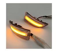 Générique VoitureLatéralFeu LED Clignotant Dynamique Miroir Indicateur Séquentiel Lampe Pour Megane Pour MK3 Pour Scenic Pour Fluence Pour Latitude Safrane IndicateurFeux(Dynamic Smoked)