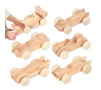 Générique Voitures en Bois à Peindre - 6 à colorier créatifs