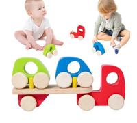 Générique Voitures Jouets en Bois - Jeu De Construction De Véhicules DIY,Jouets de Voiture Colorés à Monter pour Garçons - pour l'Imagination des et l'Éducation Précoce à la Maison, Maternelle