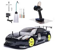 Générique Voitures RC pour Adulte 1/10 2.4G Professionnel dérive Rapide télécommande Voiture Deux Vitesses Azote Conduite Camion 4WD 80KM / h gaz méthanol Carburant véhicule d'escalade