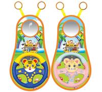 Générique Volant Enfant pour Siège Auto Musical Éducatif | Jouet Siège Auto Tout-Petit Pour Tout-Petits, , Éducation Préscolaire, Apprentissage, De Rôle Et D'Imitation, Jouet