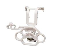 Générique Volant pour GameSir Nova Lite, mini volant imprimé en 3D, accessoire de remplacement pour manette de jeu (blanc)