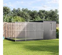 Générique Volière avec Extension argenté 497x303x216 cm Acier Articles pour Animaux Articles pour Animaux de Compagnie Accessoires pour Oiseaux Cages & perchoirs à Oiseaux (Poids 141.1KG)