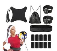 Générique Volleyball Training Equipment, Solo Volleyball Passing Trainer, Sports Practice Tool, Adjustable Strap, Sturdy Elastic Cord, Great for Beginners, High School and College Athletes