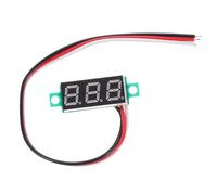 Générique Voltmètre Numérique Précis Affichage LED 4-30 V 0-10 A Dc, Surveillance du Courant, Écran Digital sur Circuit Imprimé sans Boîtier, pour Diagnostic Électrique