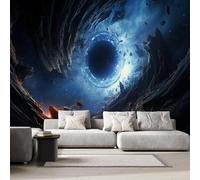 Générique Vortex Cosmique Papier Peint Panoramique, Espace Science-fiction Papier peint en intissé, 200x140 cm Tableaux Poster Décoration Murale, Fond Tv Décoration Murale Salon Chambre 7A-35