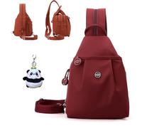 Générique Vovtva Bag, Vovtva Waterproof Oxford Large Capacity Convertible Shoulder Bag, Crossbody Bags for Women (Red)