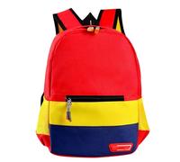 Générique Voyage Sac à dos d'école pour enfants, grande capacité, léger et durable, pour le primaire, le collège, le lycée, les filles et les garçons (Red, M)