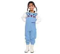 Générique Waders pour Enfants Garçons et Filles Water Cuissardes de Poitrine Pêche Jeunesse avec Poche Réglable Pantalon de Pluie Imperméable avec Bottes Parfait pour La Pêche (Sky Blue, 8-9 Years)