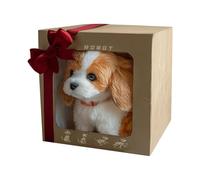 Générique Walking Dog Toy, Interactive Barking Puppy Doll, 6.69x5.91in Tail Wagging Moving Pet, Simulation Design, Soft Plush Animal Companion for Toddler, Girls, Boys, Children, Daughter