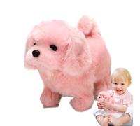 Générique Walking Dog Toy | Interactive Electronic Dog | Walking Plush Puppy | Animated Walking Toy | Interactive Dog for Encourages Imaginative Play Velvet+PP for All Ages Ideas