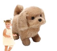 Générique Walking Dog Toy | Interactive Electronic Dog | Walking Plush Puppy | Animated Walking Toy | Interactive Dog for Encourages Imaginative Play Velvet+PP for All Ages Ideas