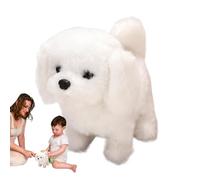 Générique Walking Dog Toy | Interactive Electronic Dog | Walking Plush Puppy | Animated Walking Toy | Interactive Dog for Encourages Imaginative Play Velvet+PP for All Ages Ideas