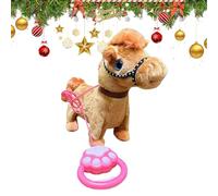 Générique Walking Horse Toy, Walking Singing Electric Plush Horse, Soothing Educational Interactive for Preschoolers Teens Over 3 Years Old Boys Girls Living Room Bedroom Travel